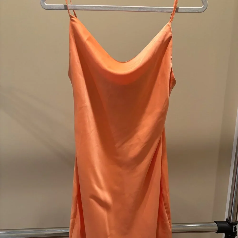 Urban Outfitters Orange Mini Dress - Picture 2 of 7